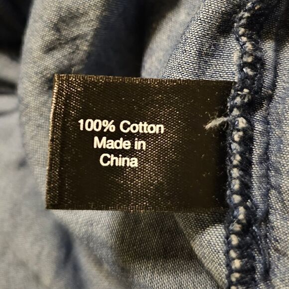 LANE BRYANT Denim Romper - Size 18 - Picture 8 of 8